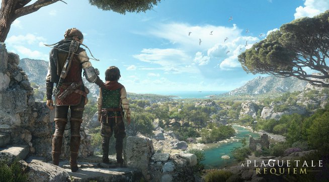 Alt: Et skjermbilde av PC spill A Plague Tale: Requiem med spiontema